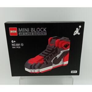 DR. STAR Mini Block Air Super Sneaker Black/Red 504 PCS